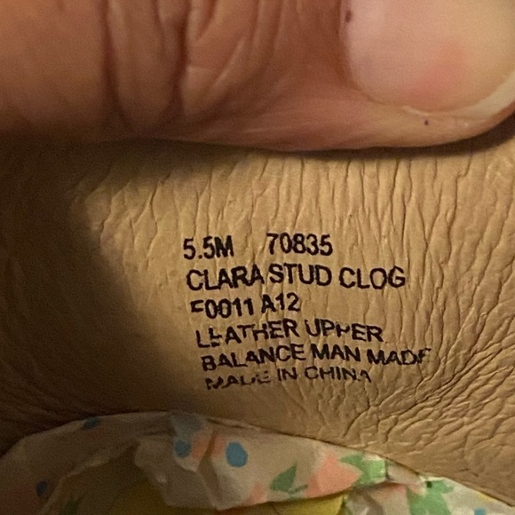 Frye Clogs Womens Size 5.5 Black Leather Clara Campus Studded Clogs - Picture 10 of 13